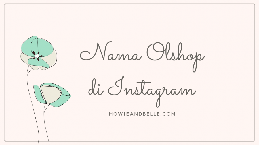 nama olshop di instagram