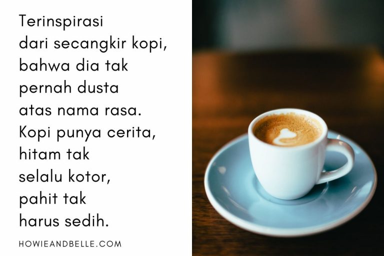40 Caption Terbaik Tentang Kopi Yang Bijak & Inspiratif - howieandbelle